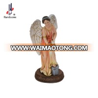 resin angel sculpture for Church Souvenirs.Christmas gift home decoration