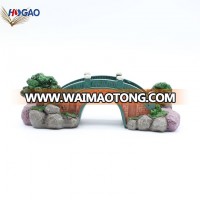 2019 creative decoration craft resin Chinese style bridge model