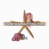 Wholesale Home & Table Decoration Cute Mini Resin Craft Mermaid Figurine Gift