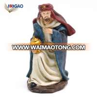 Wholesale OEM christian gifts crafts home decor nativity set resin handmade catholic vintage religious statues antique