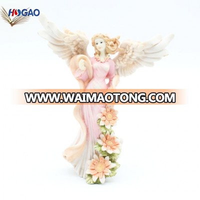 Wholesale OEM gifts & crafts handmade resin garden angel figurines statues for sale