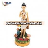 Customized size religion figurine home decor resin Buddha statue